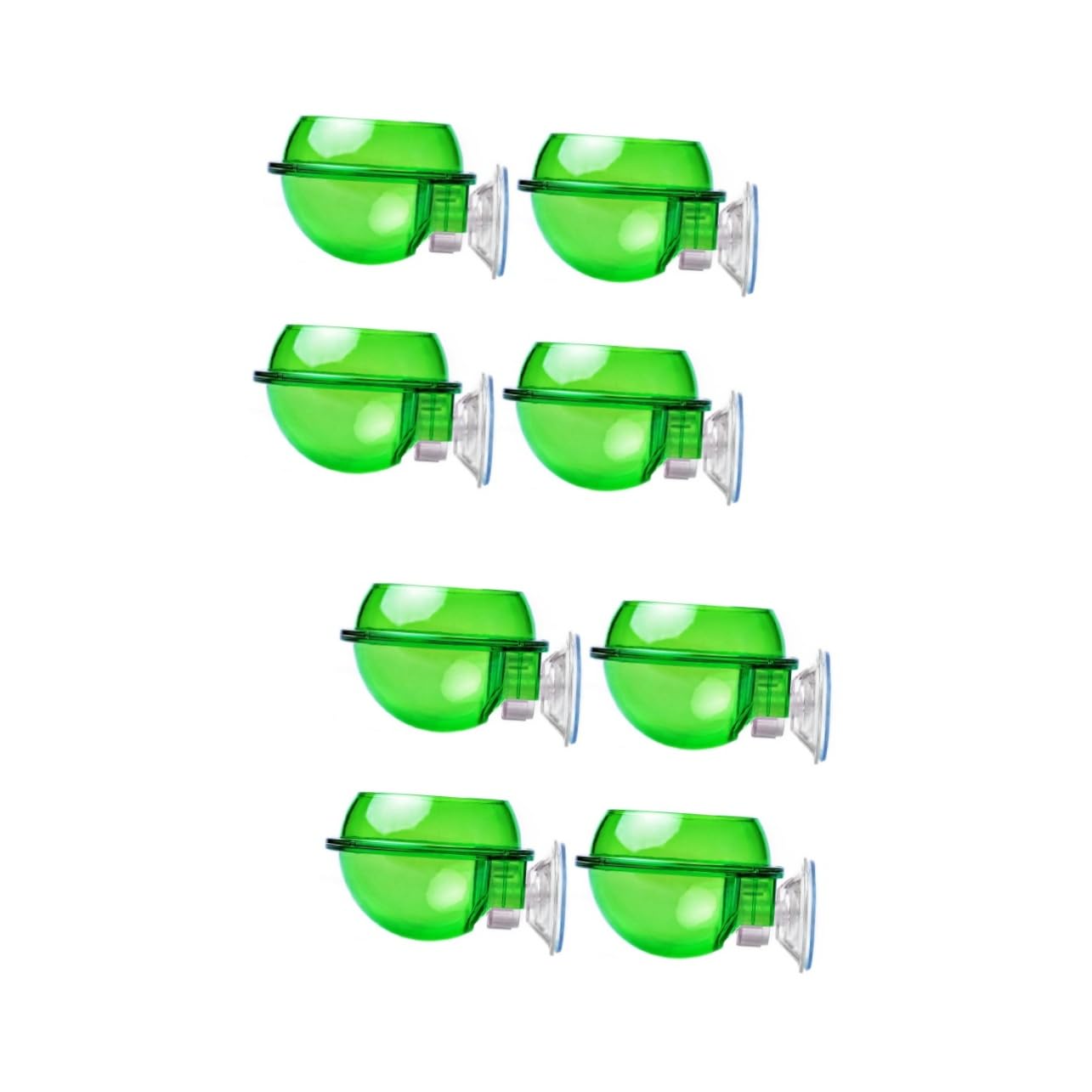 Ipetboom 8pezzi Ciotola per Rettili con Ventosa da Alimentatore Parete per Lucertole e Rettili Design Superficie Liscia e Resistente per Tartarughe e Piccoli Animali Domestici