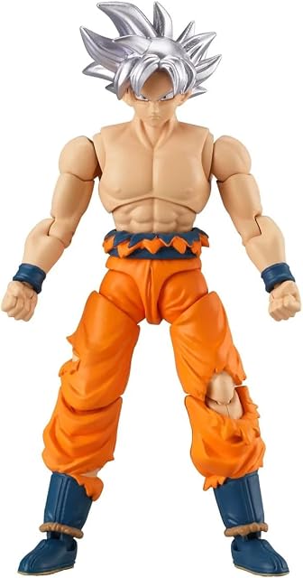 Bandai - Dragon Ball Super Evolve 5" Action Figure - Goku Ultra Instinct Silver (36276)