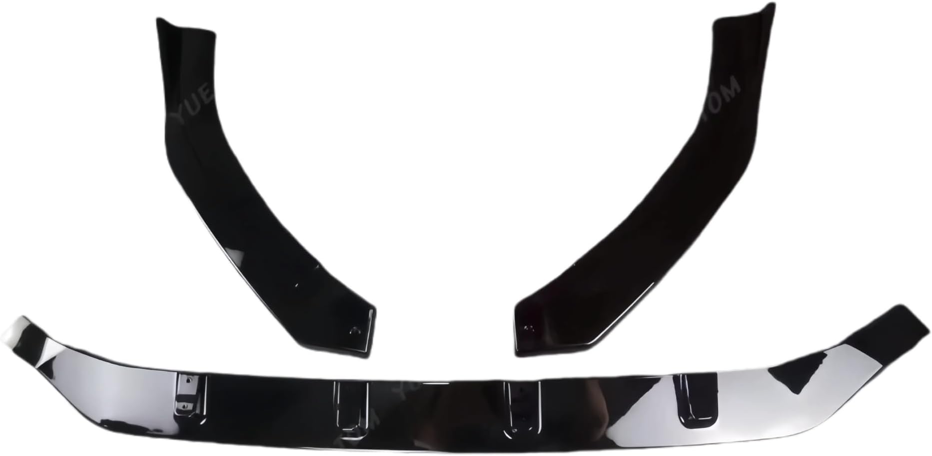 Glossy Black Car Front Bumper Splitter Lip Compatible with Volkswagen Golf 7.5 GTI 2017-2020 Front Bumper Lip Diffuser BodyKits