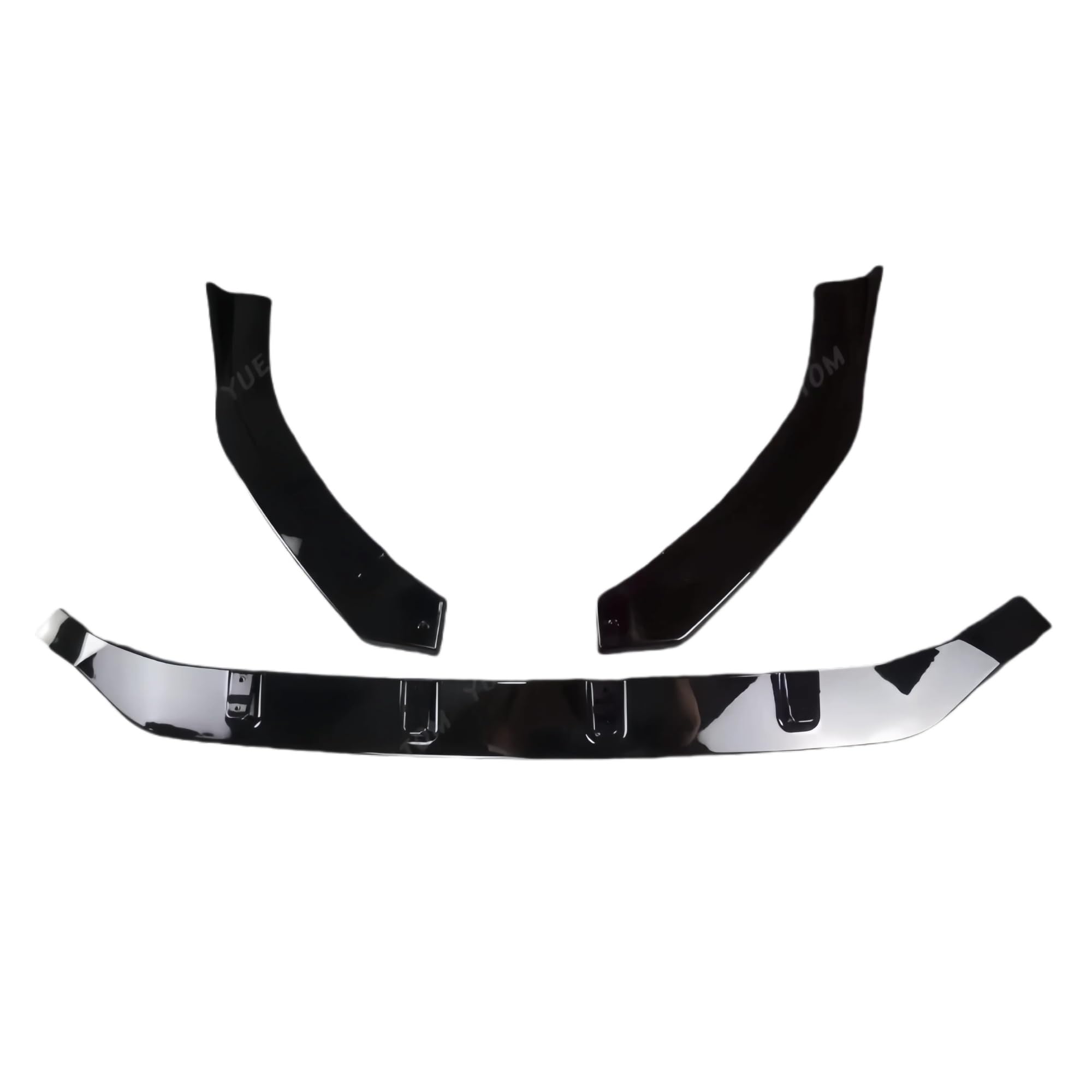 Glossy Black Car Front Bumper Splitter Lip Compatible with Volkswagen Golf 7.5 GTI 2017-2020 Front Bumper Lip Diffuser BodyKits