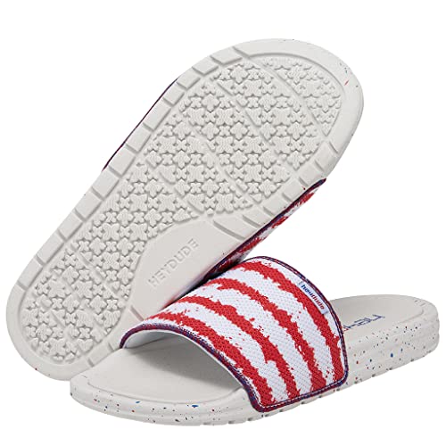 Image of HEYDUDE Women's Peggy Flag Multiple Colors | Women's Shoes | Women's Lace Up Loafers | Comfortable & Light-Weight