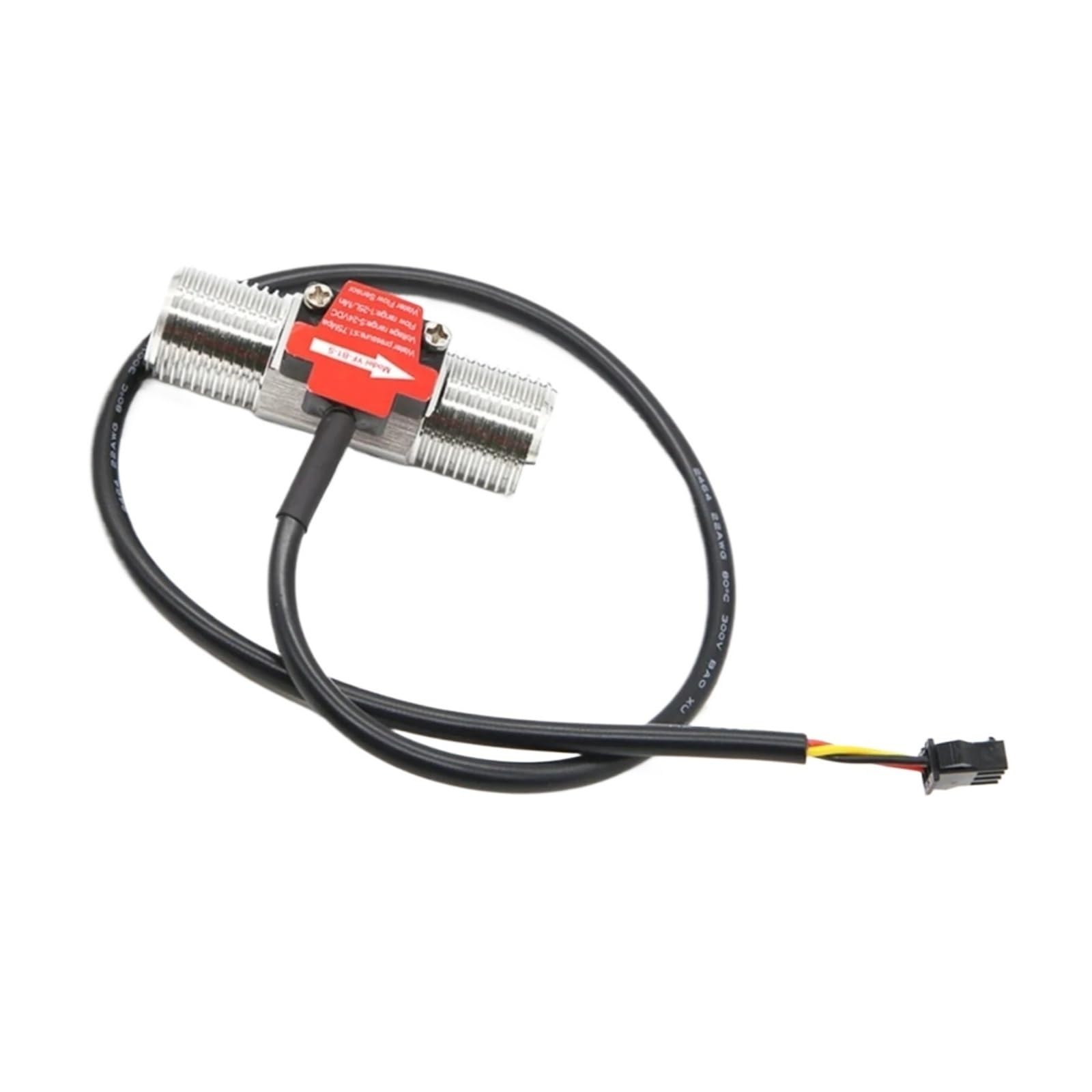 SDGBCXD flow meter, Stainless Steel G1/2 Thread Water Flow Effect Sensor Flowmeter Counter