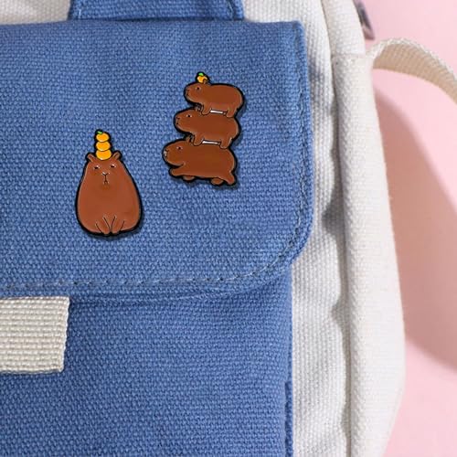 Image of Cute Enamel Pins Cartoon Lapel Pin Brooch Badge for Backpack Jackets Funny Tiger Pins for Gift Anime Enamel Pin for Clothing Hat Decoration