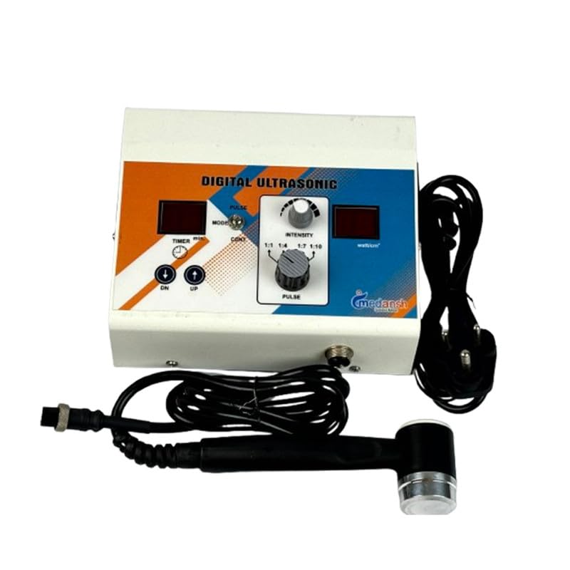 Digital Body Ultrasonic Massager Machine, White