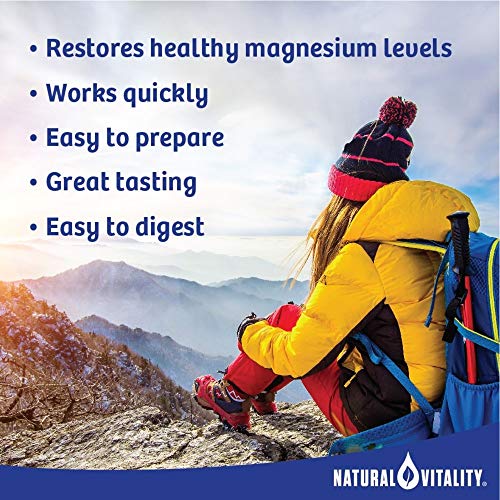 Natural Vitality Calm, Magnesium Supplement, Anti-Stress Drink Mix Powder, Original, Raspberry Lemon - 8 Ounce (Packaging May Vary) #TOP6