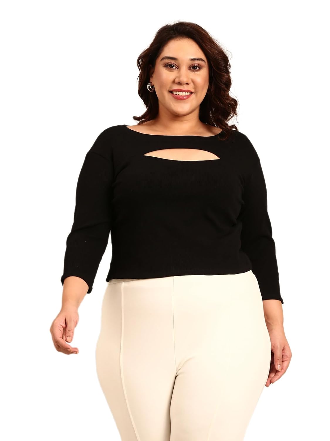 The Pink Moon Women’s Regular Fit Plus Size Ribbed Peanut Crop Top – (TOP_PNUT_KRIB) The Pink Moon Women’s Regular Fit Plus Size Ribbed Peanut Crop Top – (TOP_PNUT_KRIB)