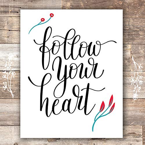 Miniatura 4 de Inspirational Art Prints (Set of 4) - Unframed - 8x10s  Typography Wall Art