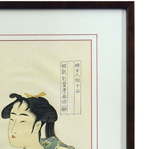 浮世絵 錦絵 木版画 『喜多川歌麿 山姥と金太郎 煙草のけむり』 ColBase