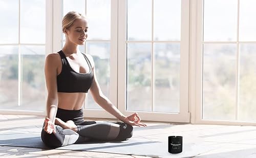 Relaxd Premium English Pear & Freesia Scented Natural Soy Wax Candle (Meadowlands), Large, Long Lasting Aromatherapy Essential Oil Candles #TOP2