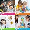 513ui7vbq6l - Magnetic Tiles for 3 4 5 6 7 8+ Year Old Boys Girls Upgrade Magnetic Building Blocks Set Educational STEM Toys Christmas Birthday Gift Toys for 3+ Year Old Boys and Girls (40PCS Magnetic tiles)