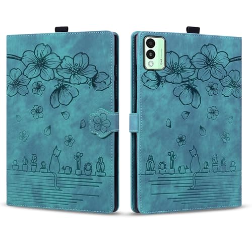 Housse antichoc pour Tecno Megapad 11 (2024), étui pliable avec fentes pour cartes
