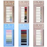 1200 Pieces Index Tabs with Ruler, Writable and Repositionable File Tabs Flags Colored Page Markers...