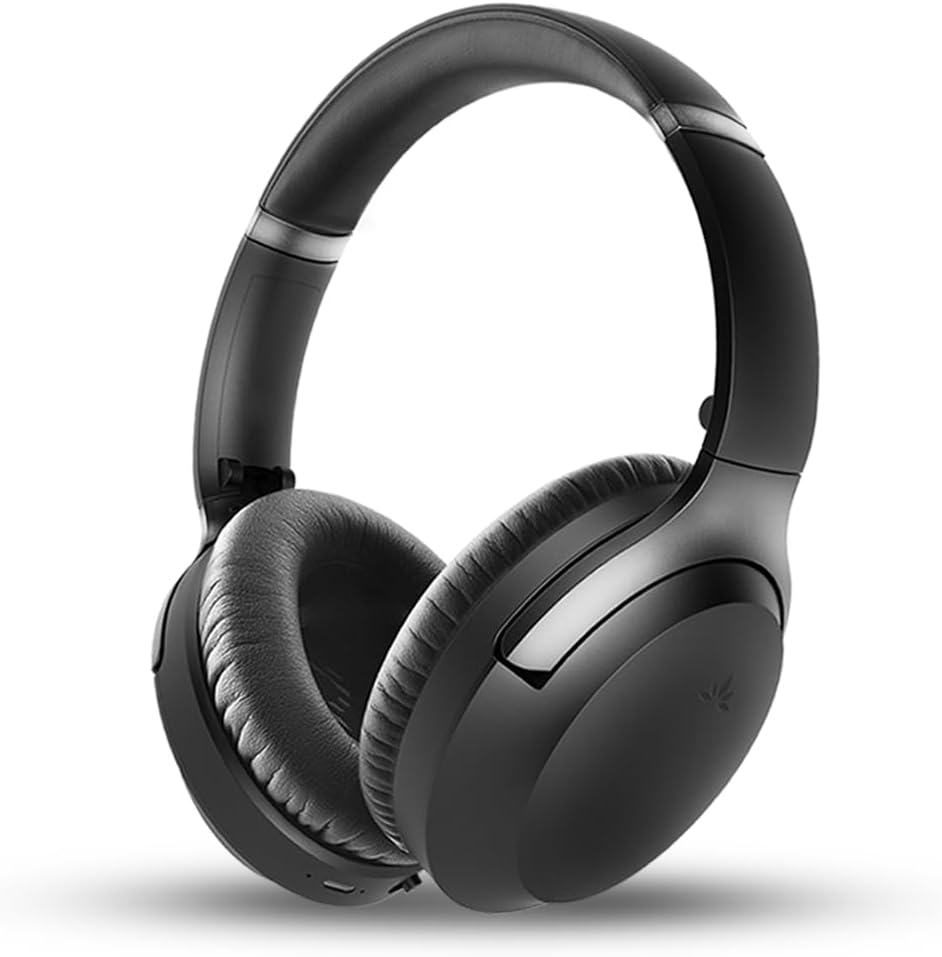 Avantree Aria 3 - Bluetooth 5.3 Active Noise-Cancelling Headphones Over-Ear, with Wireless HD Audio, Spacious & Comfortable Fit, Dual Connectivity, and 55hr Extended Playtime