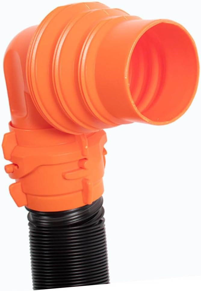 Cabilock Sewer Hose Elbow Adapter Connector for Rv Waste Disposal Easy Installation PVC Cap for Sewer Pipe to Rv Valve Compatible