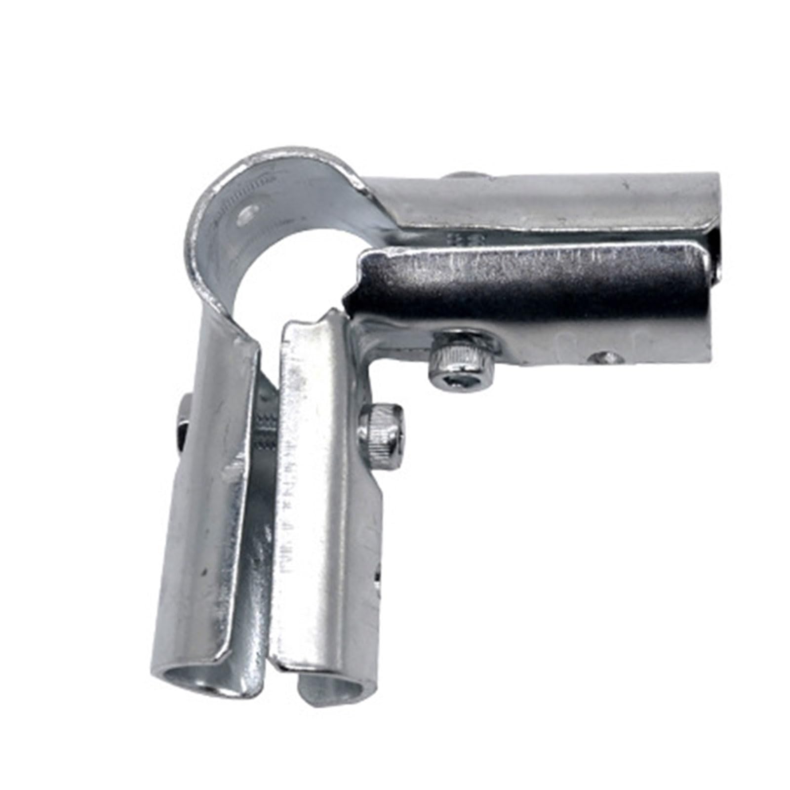 CUNZJIA High Strength Carbon Steel Round Pipe Joint Bracket T Pipe Connectors Tees Clamps for 20Mm Tube