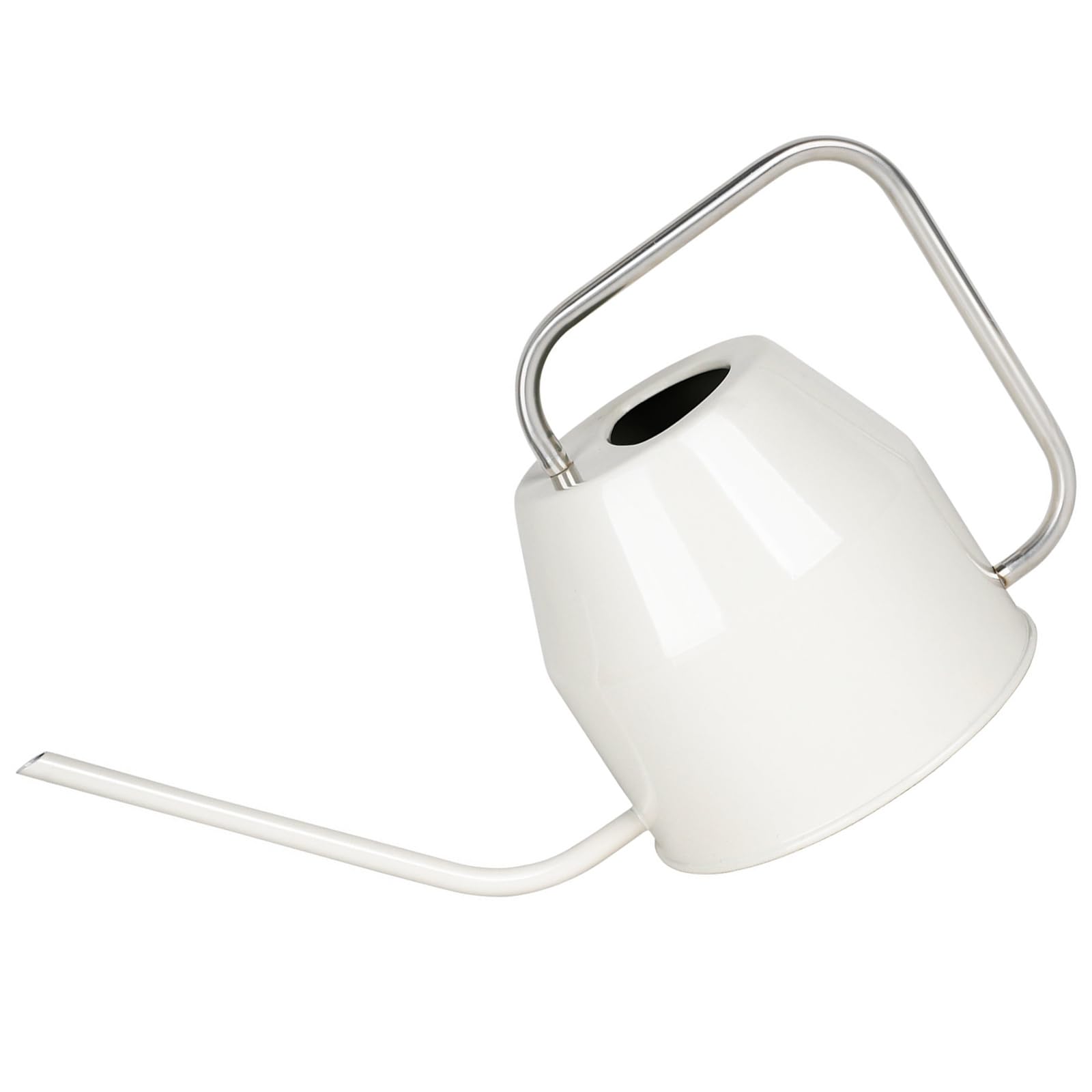 Iron watering can with narrow spout, suitable for succulents and small potted plants, enhance the beauty of your garden, plant care tools