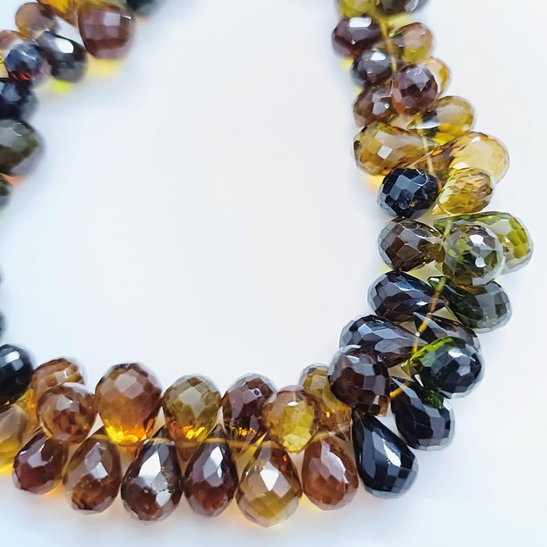Perles en tourmaline naturelle pour créer un cadeau de bijoux fait main inoubliable