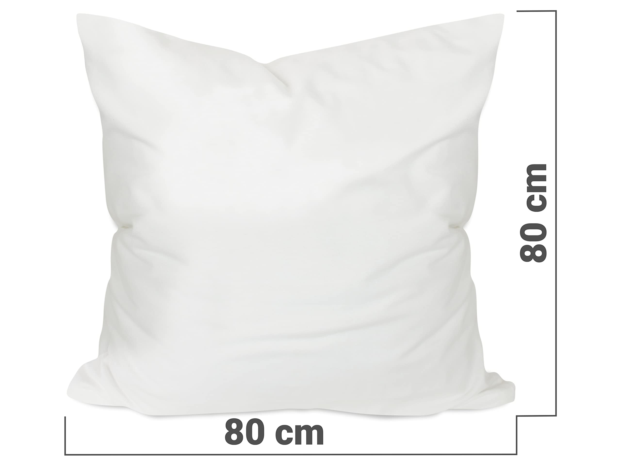 Dormisette Kissenschutzbezüge aus Feinflanell in Markenqualität Made in Germany 886.1145, 80 x 80 cm