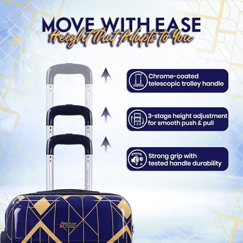 Image of Spider Trolley Single Small Trolley Bag | Polycarbonate Hardshell | Large Polycarbonate Hardshell, Lightweight Expandable, 360 Rotatable Wheels, TSA Type Lock