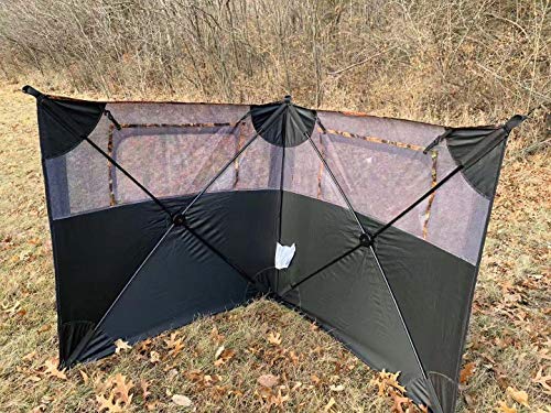 ALPHA CAM Compact Two-Panel One-Way See-Through Hunting Blind