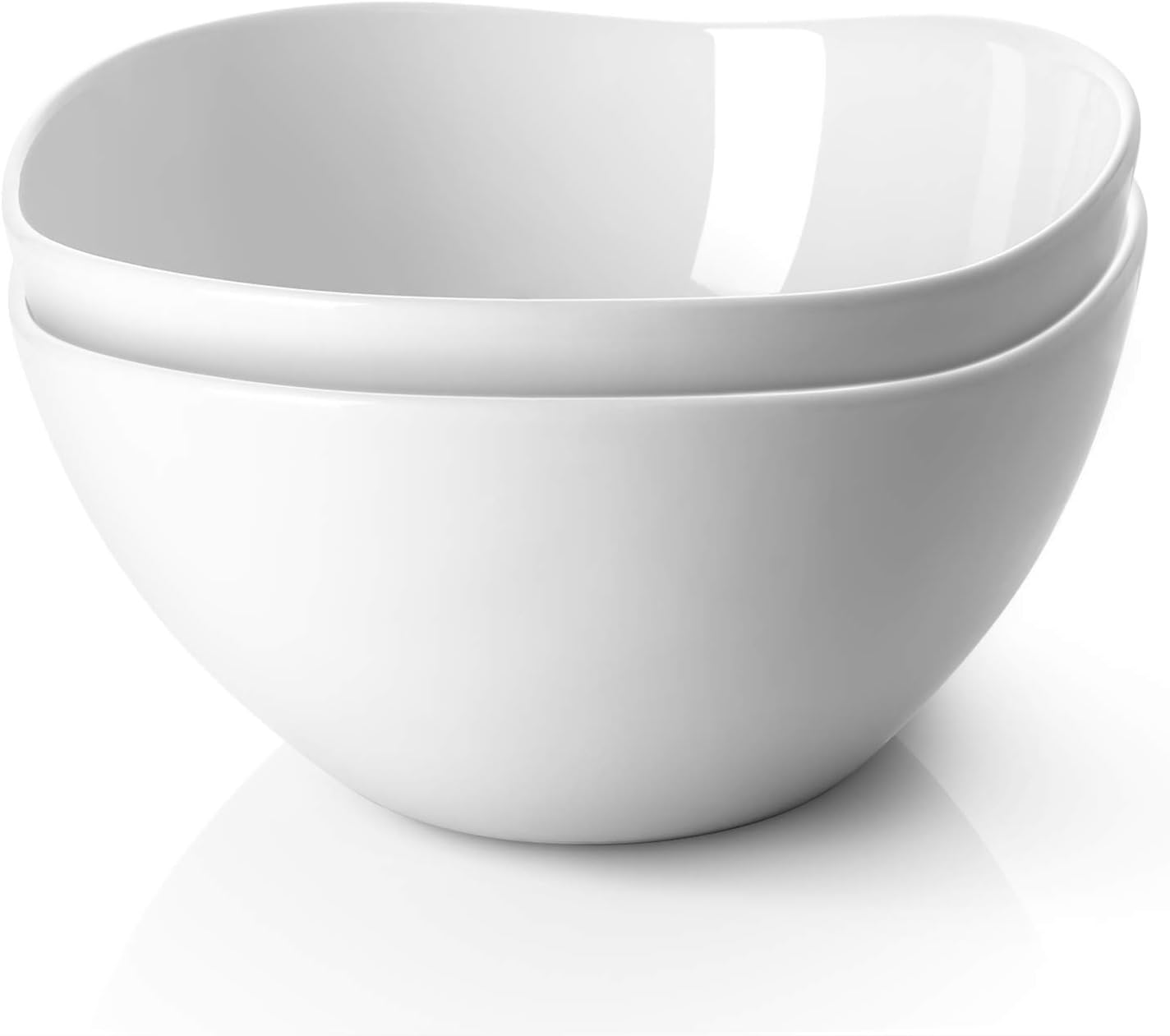 DOWAN Large Mixing Bowls, Ceramic Serving Bowls, 3.2 Quart