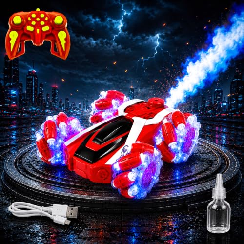 Image of Galaxy Hi-Tech Remote Control Drift Stunt Car Toy 4x4 RC Car for Kids & Adult High Speed Racing Drift 2.4GHz Car with Mist Spray Smoke 360 for Kid Off Road Rechargeable USB Type C Upto 60m Range