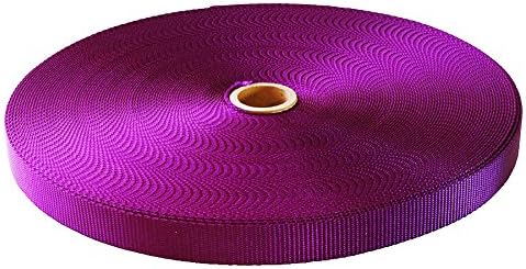 50 Yards - 1/2" Purple Light Weight Nylon Webbing