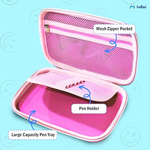 Image of FunBlast Pencil Pouch for Girls Stylish, Pen Case for Girls, Pencil Pouch - Pencil Pouches for Kids, Pencil Case for Girl, Unicorn Pencil Pouches for Girl