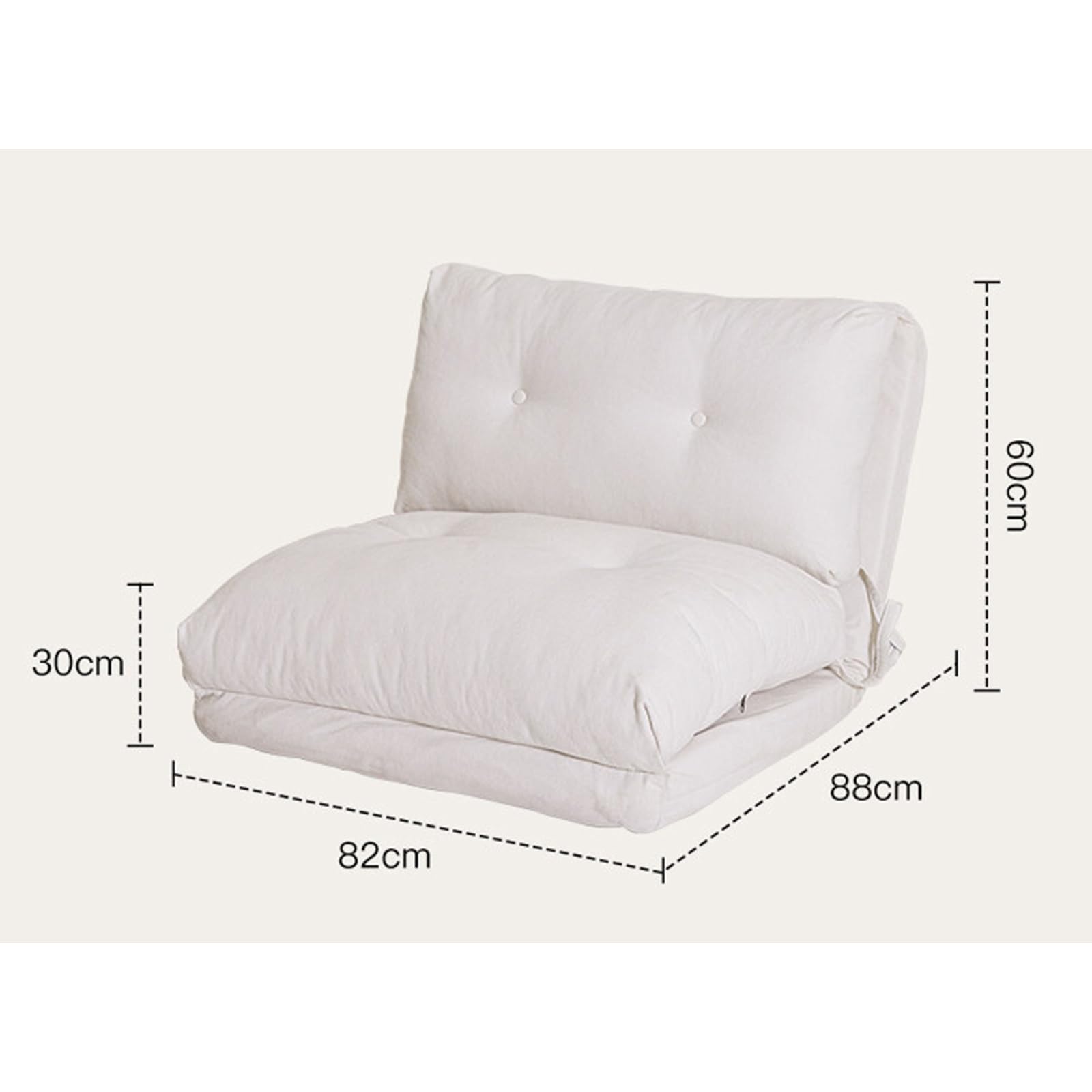 Pokój dzienny Składana dmuchana sofa Pojedyncze siedzisko podłogowe Tatami Domowe krzesło wypoczynkowe do sypialni i balkonu Sofa(Green)