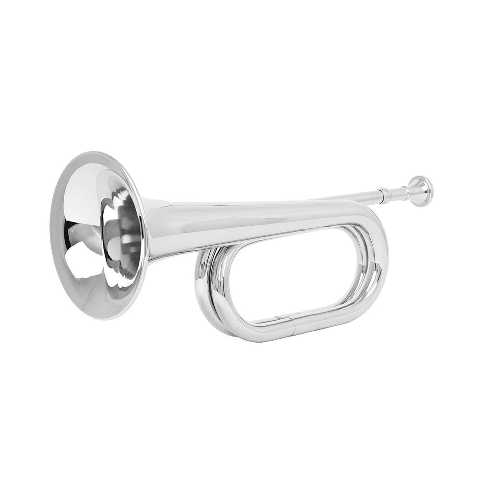 Profesjonalna Trąbka Trąbka Mosiężna Z Ustnikiem Do Orkiestry Szkolnej. Mosiężny Instrument Muzyczny (Color : Silver)