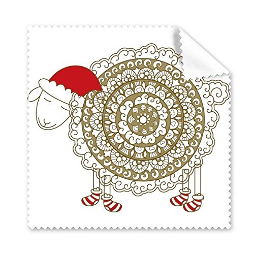 Nettoyer écran téléphone gras et lunettes sales avec ce chiffon tissu anti-traces de Noël