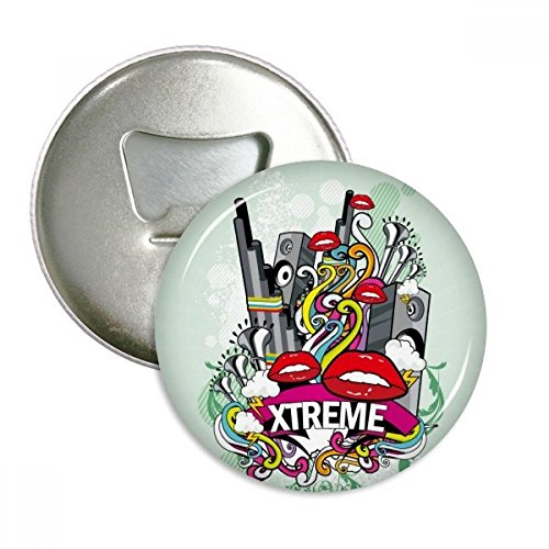Ouvre-bouteille aimanté fini les décapsuleurs perdus graffiti 3pcs