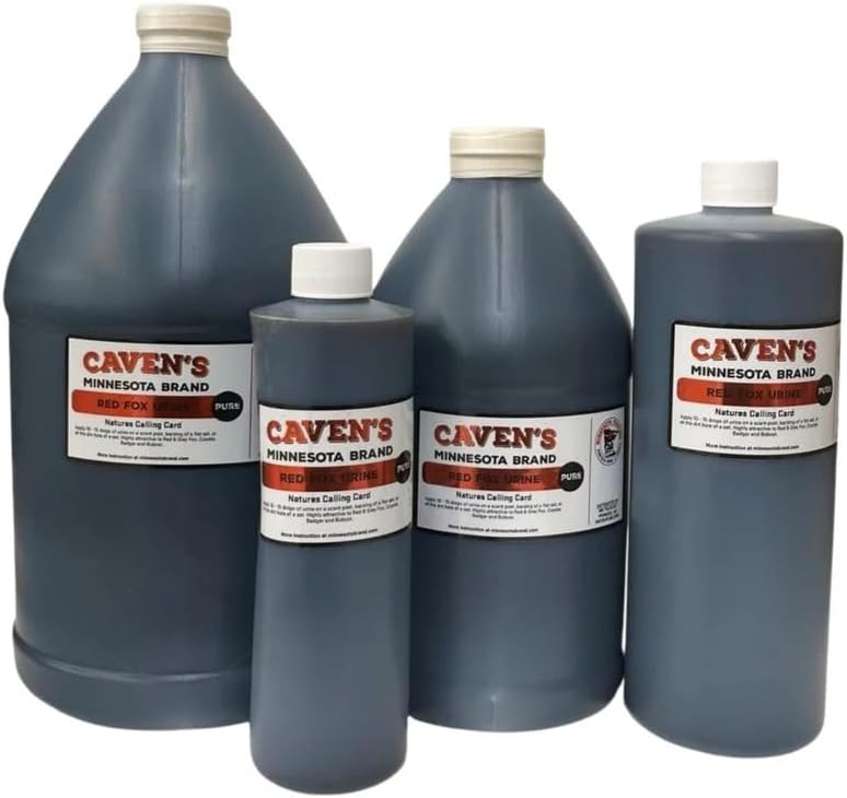Pure Red Fox Urine - Caven's Minnesota Brand Lure Trailing Scent Choose Size