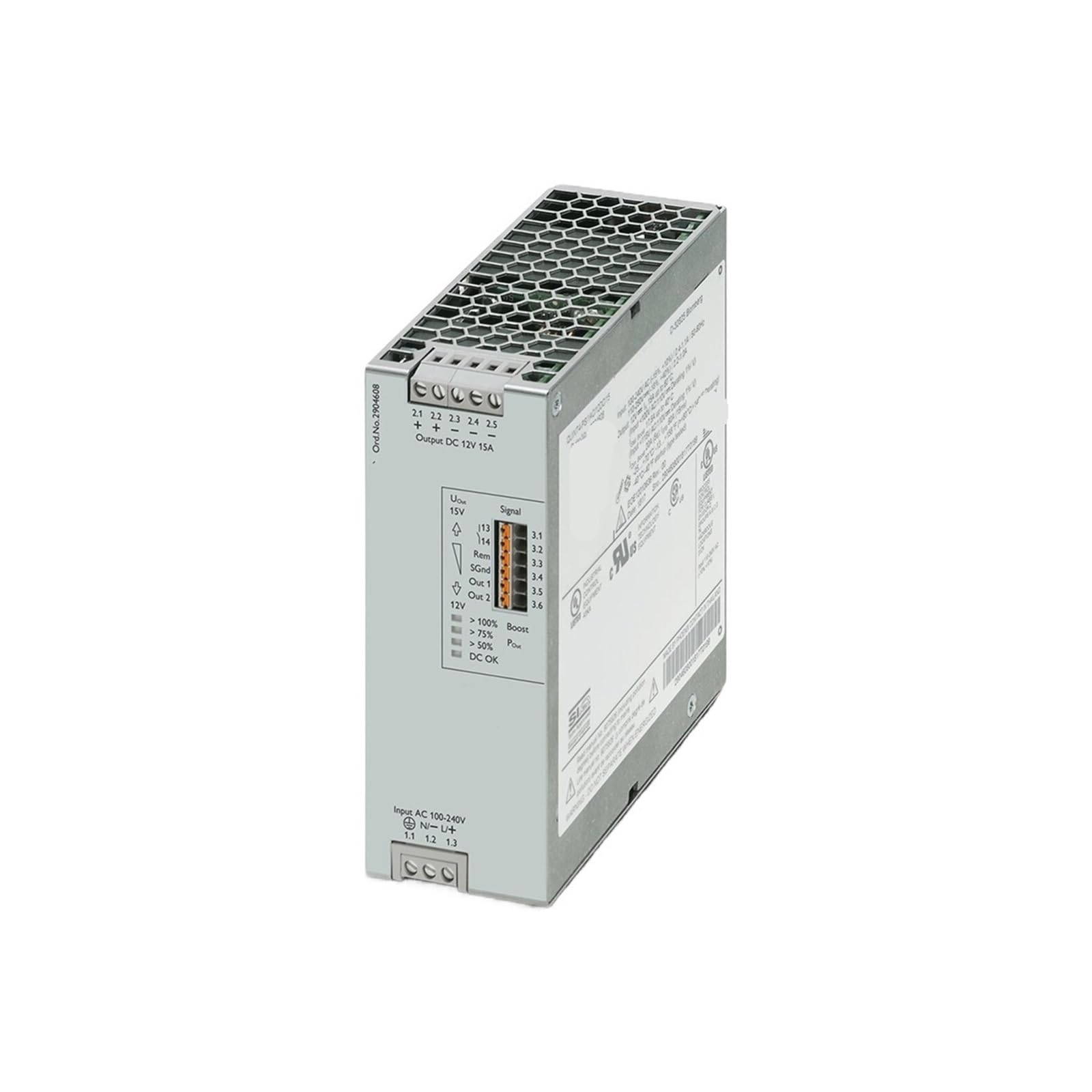 BRODEFUP 2904608 1AC/12DC/15 12VDC/15A Switching Power Supply