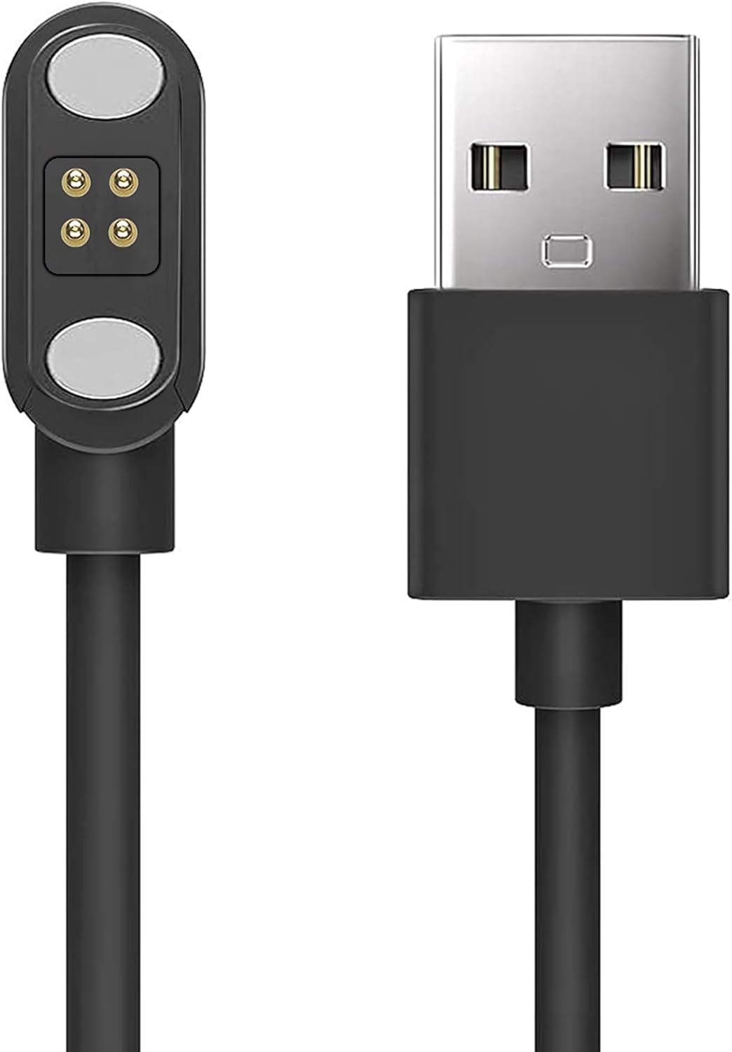 Cavo Di Ricarica USB Magnetico Per Lotus Smartwatch – Lunghezza 100 Cm, Connessione Magnetica, Protezione Da Sovraccarico, Nero