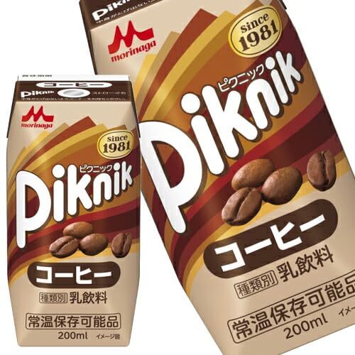 森永乳業 ピクニック コーヒー コーヒー牛乳 200ml紙パック×24本【3〜4営業日以内に出荷】