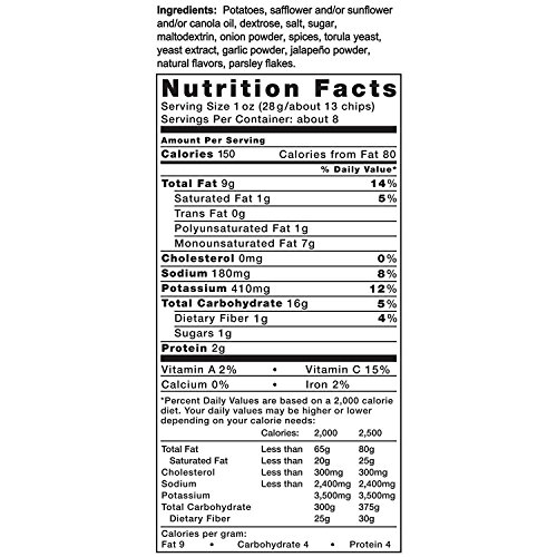 Potato Chips Jalapeno 8.50 Ounces (Case of 12) image 4