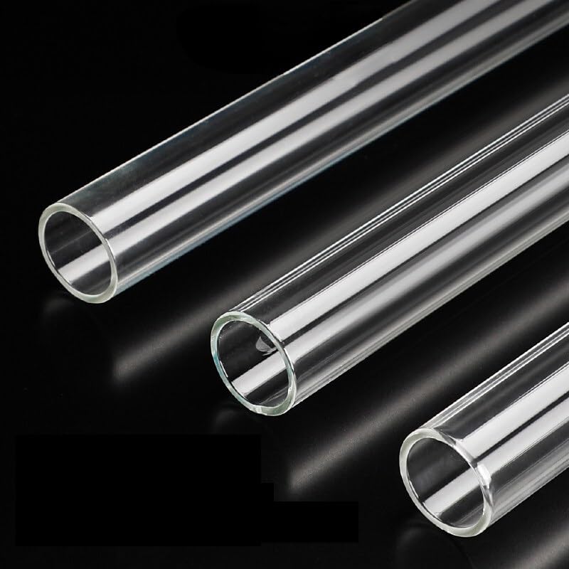 10 Provette In Vetro Borosilicato Da 20 mm X 180 mm Per Esperimenti Scientifici, Provette Con Tappo In Silicone, Materiale Rinforzato Da 2 mm, 45 ml, Fondo Rotondo