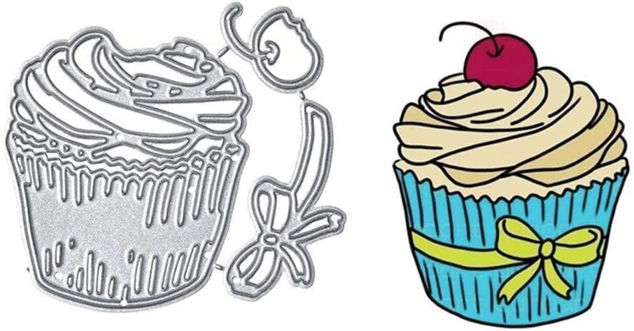 Cake Metal Die Cuts Cutting Stencils for Card Making DIY Scrapbooking Decorative Embossing Paper Card Paper Embossing Cutting Mould Template Craft Photo Gift Decorative