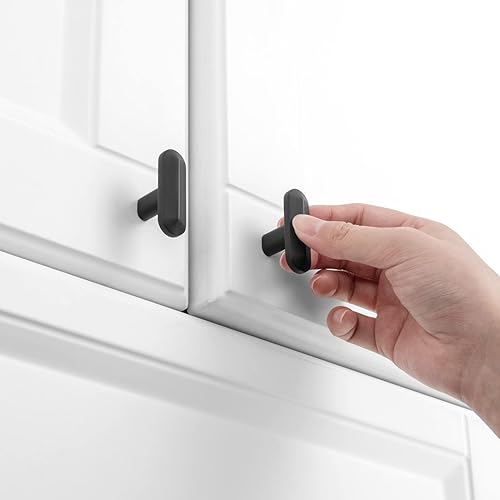 Miniatura 4 de KOOFIZO Paquete de 10 tiradores de barra biselada para armario, manija cromada para muebles, orificios centrales de 5 pulgadas5.039 in, accesorios