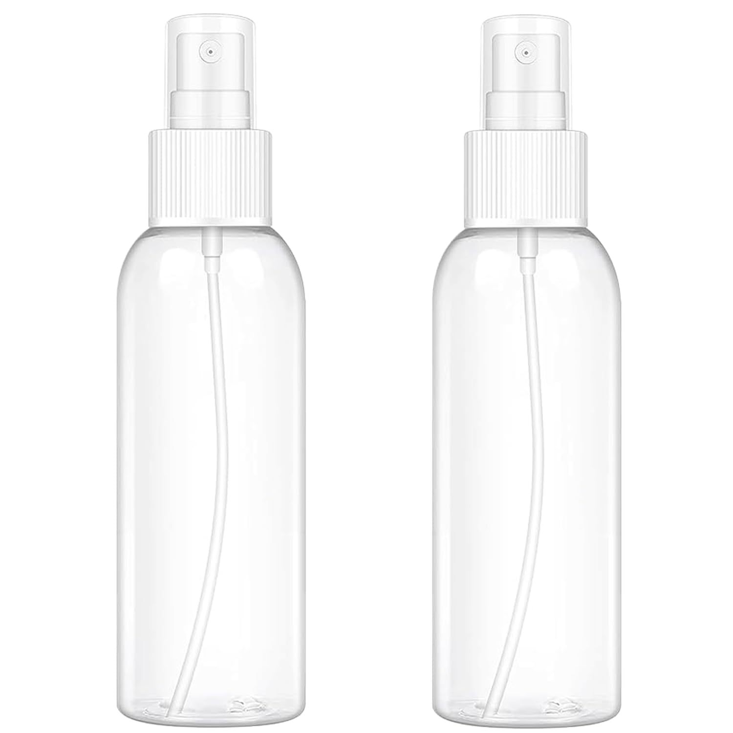 JOYUS 100ml Spray Bottles for Essential Oils, Cleaning Solutions, Perfume, Liquid Cosmetics, Fine Mist Spray, Mini Travel Empty Bottle Set, Refillable Transparent Containers, White Spray, Set of 2-picture-23