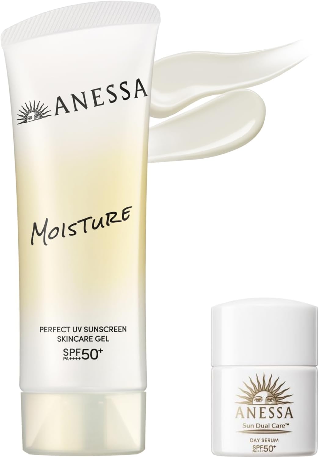 ANESSA Sensory Kit, Perfect UV, Skin Care Gel, NB, 3.2 oz (90 g), SPF50+, PA+++ Day Serum, Small Size, Sunscreen, UV, Gel Type, White Floral Scent, UV Protection (for Face) Drying, UV Water Resistance