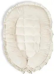 Ninho Redutor de Berço para Bebê - Piquet Palha