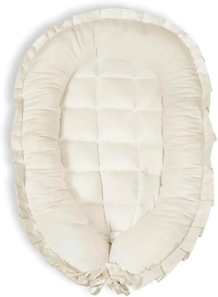 Ninho Redutor de Berço para Bebê - Piquet Palha