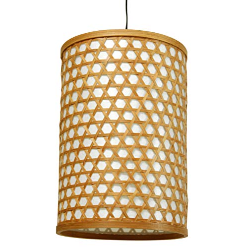 Image of Red Lantern 12 inch Desu Japanese Lattice Hanging Lantern