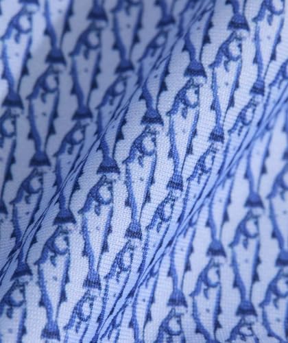 Image of vineyard vines Boys' Printed Sankaty Performance Polo, Bass Micro Jake Blue, S