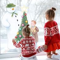 ⭐ Official Design: Features the original Raymond Briggs artwork from The Snowman storybook and film. 🎄 Festive Scene: The Snowman and James stand beside a beautifully decorated Christmas tree. 🪟 Available in 2 Sizes: Choose from regular (43cm tall) o...
