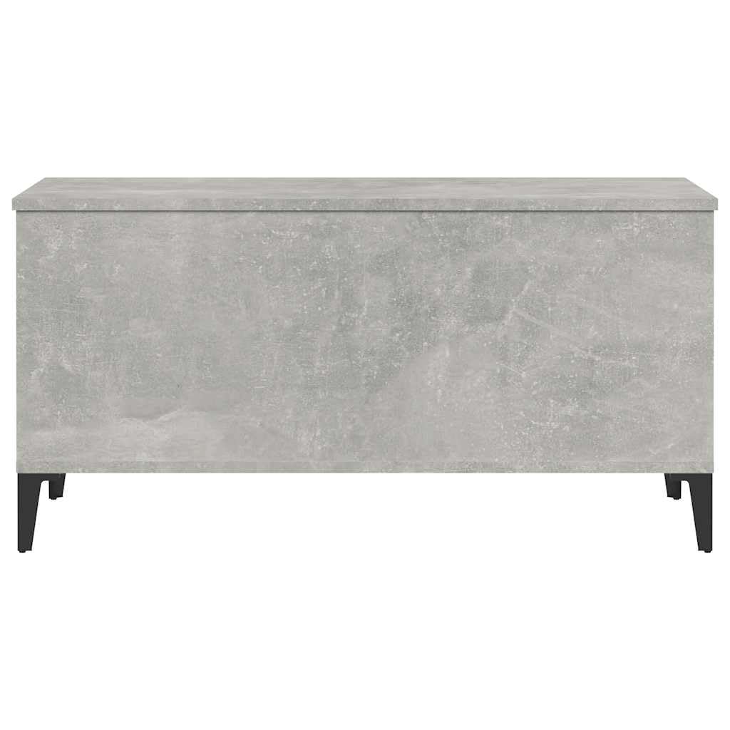 Betonowy szary stolik kawowy 90 x 44,5 x 45 cm z blatem o regulowanej wysokości z materiału drewnopochodnego, stylowy stolik pomocniczy do salonu, salonu i salonu, trwały mebel z miejscem do