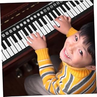 QUMIIRITY 1 Ensemble Piano Noir Abs Clavier Piano Abs Roll-Up Musique Piano Clavier Pianos - Les Beatles, Paul McCartney, John Lennon, RIngo Starr, George Harrison QUMIIRITY 1 Ensemble Piano Noir Abs Clavier Piano Abs Roll-Up Musique Piano Clavier Pianos – Image 6