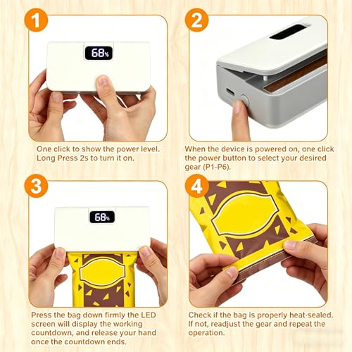 VortecSys Rechargeable Bag Sealer